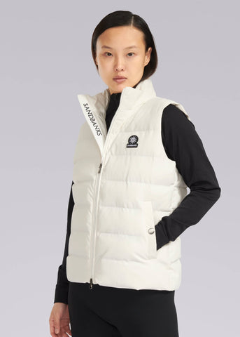 Sandbanks Marina Gilet - Off-White - Sandbanks