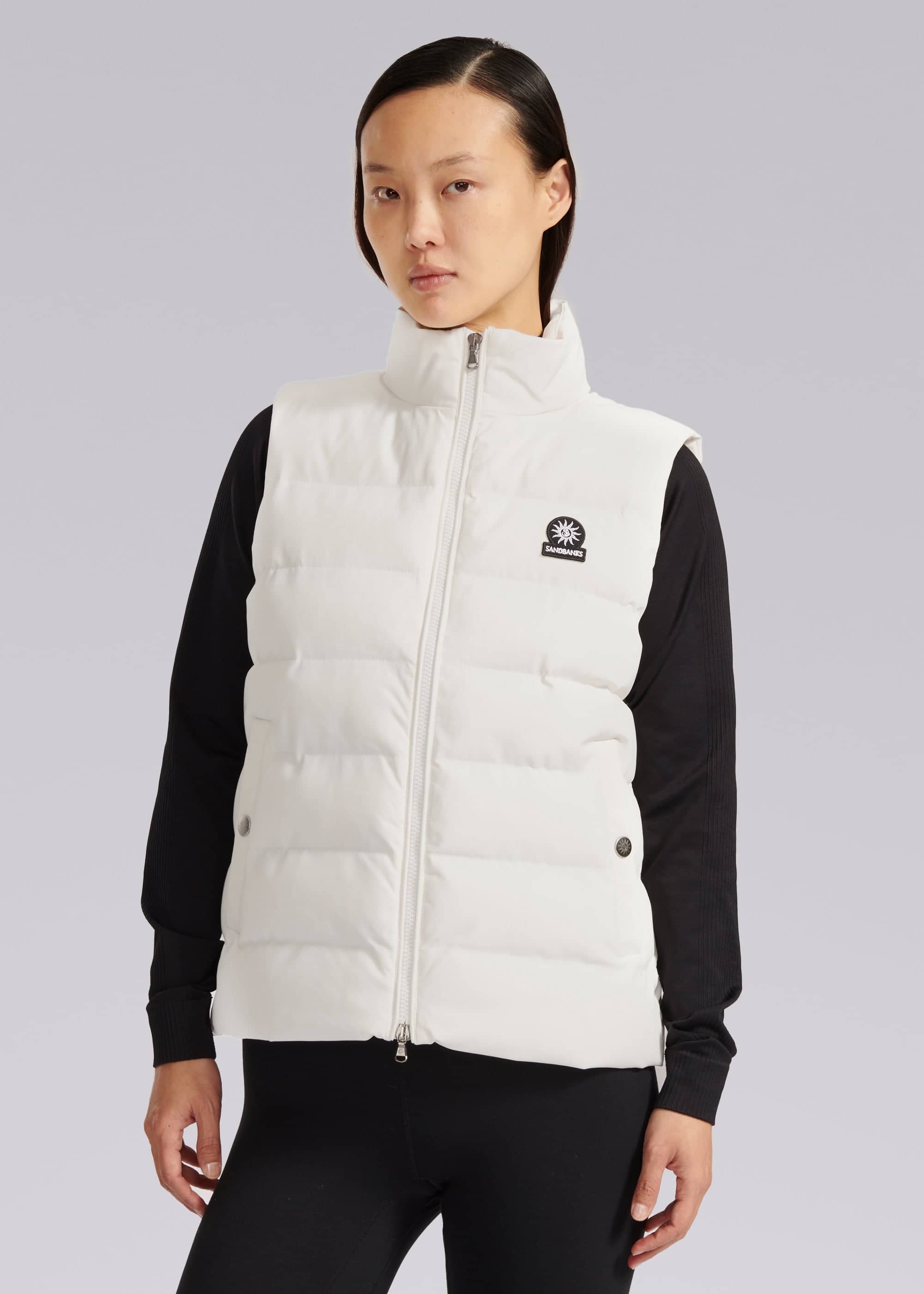 Sandbanks Marina Gilet - Off-White - Sandbanks