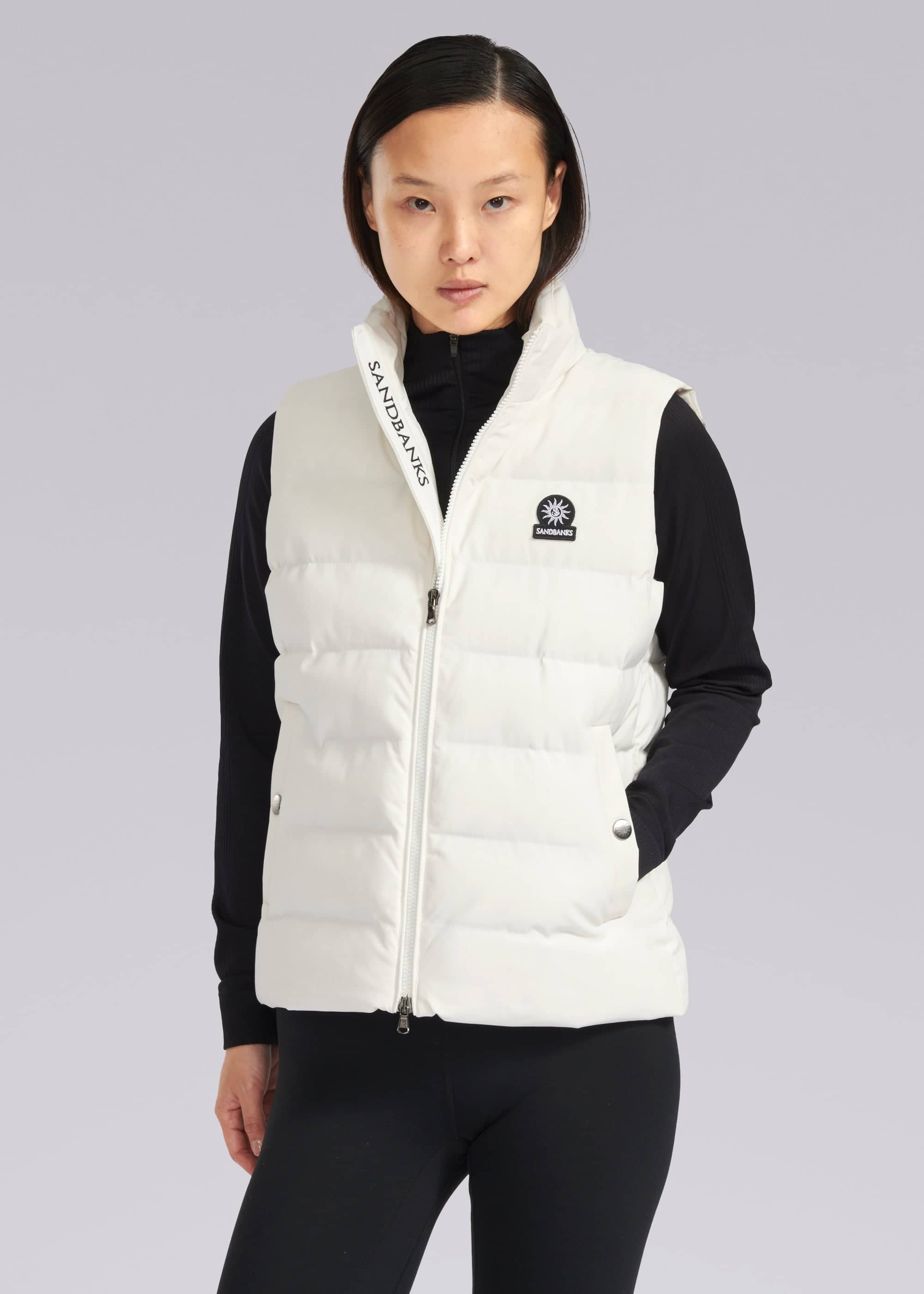 Sandbanks Marina Gilet - Off-White - Sandbanks