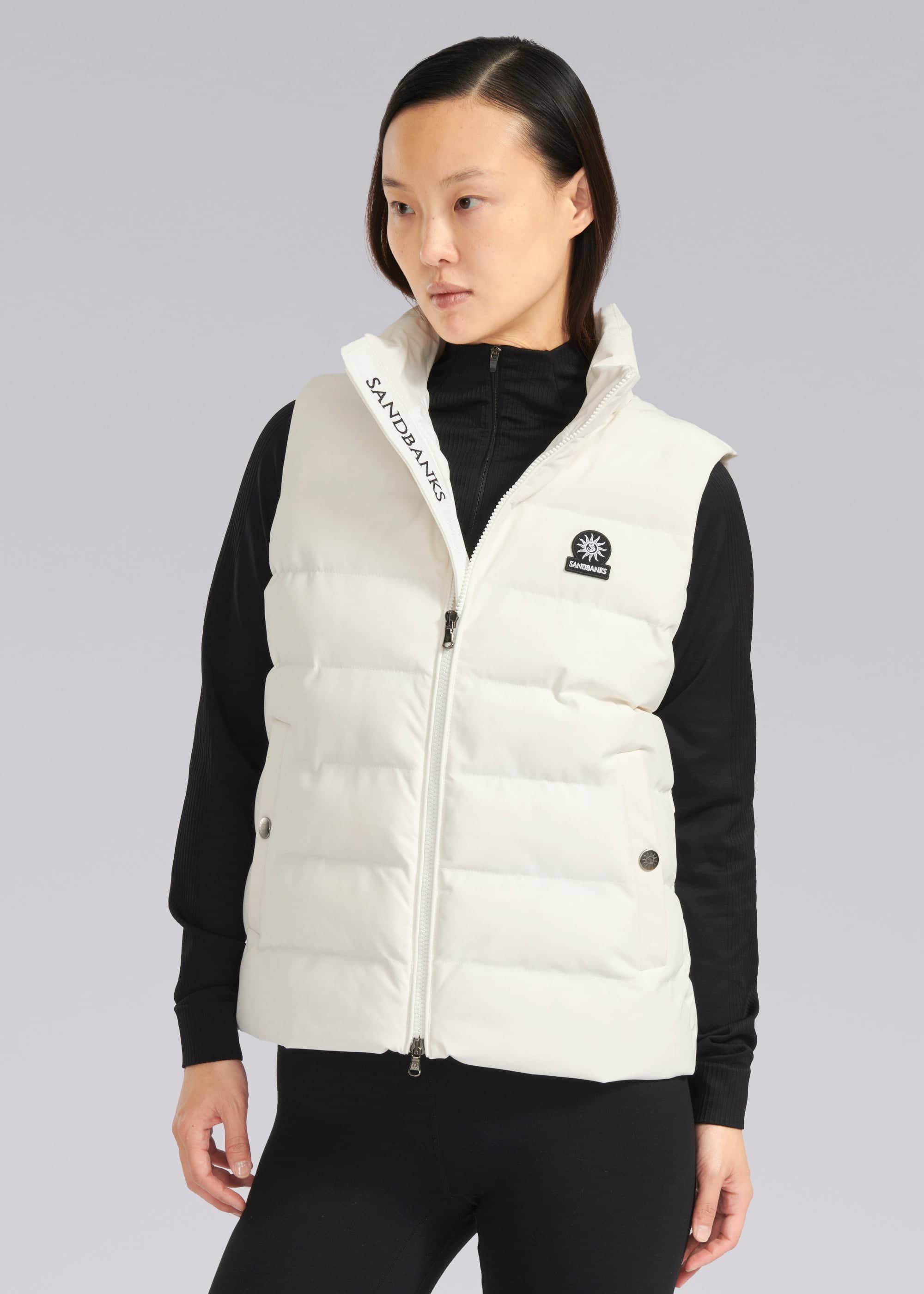 Sandbanks Marina Gilet - Off-White - Sandbanks