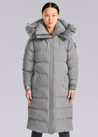 Sandbanks Haven Oversized Long Puffer - Light Grey - Sandbanks