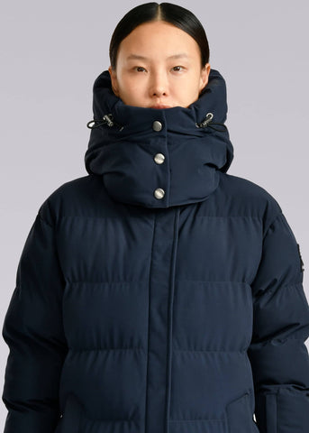 Sandbanks Haven Oversized Long Puffer - Navy - Sandbanks