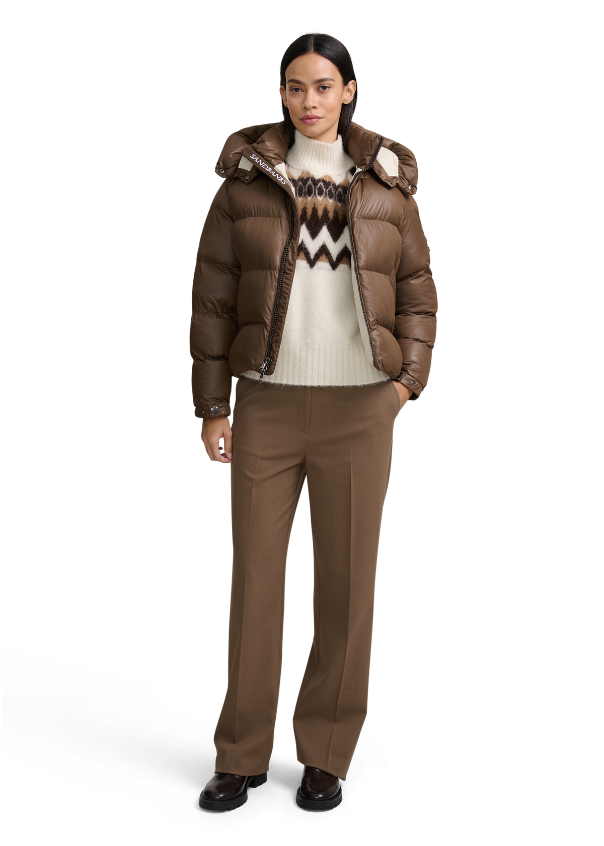 Sandbanks Aurora Puffer - Brown