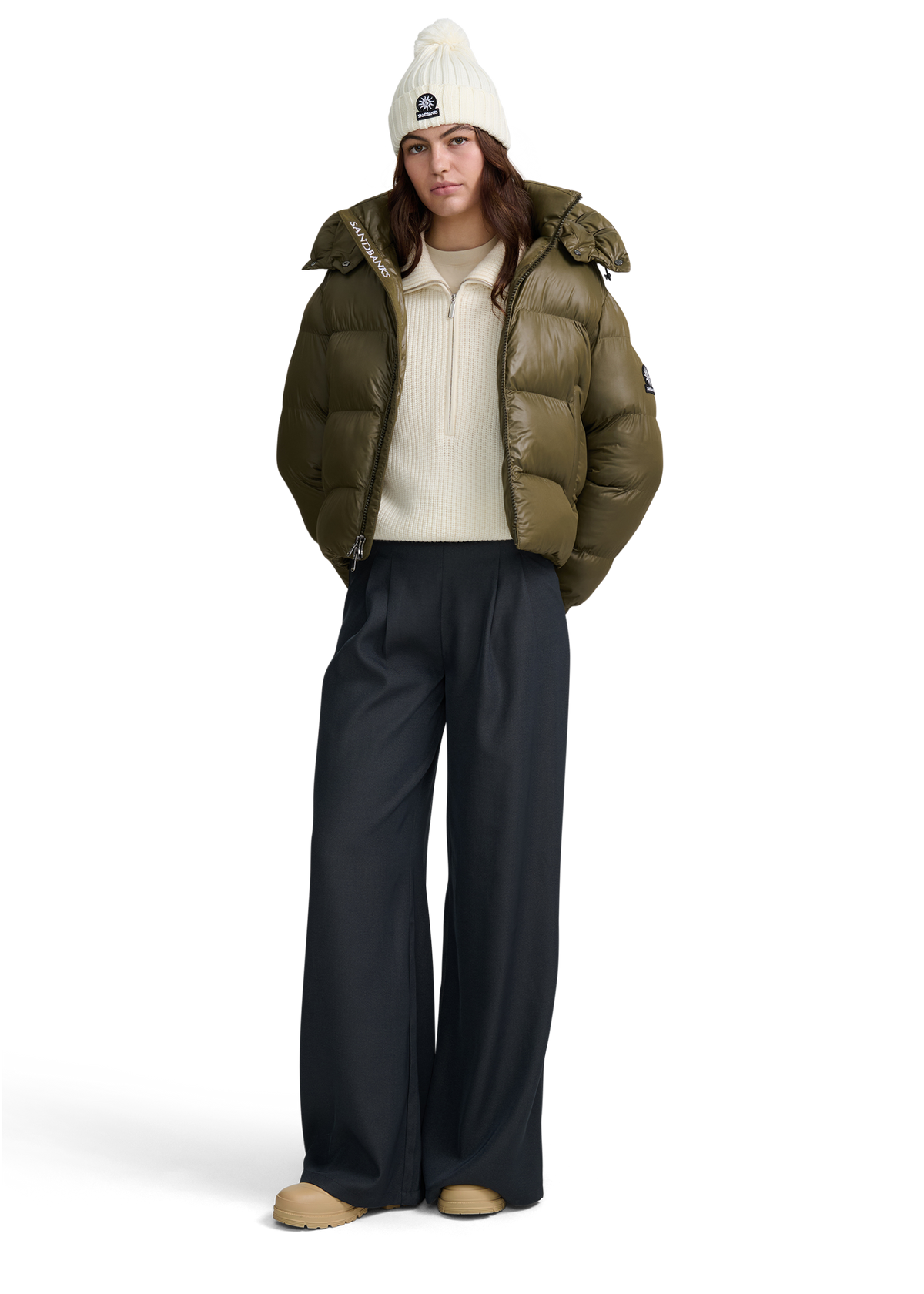 Sandbanks Aurora Puffer - Olive