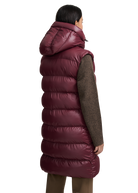 Sandbanks Shell Bay Hooded Long Gilet - Port