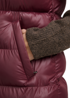 Sandbanks Shell Bay Hooded Long Gilet - Port