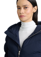 Livigno Belted Mid Puffer Jacket - Navy