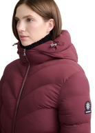 Livigno Belted Mid Puffer Jacket - Port