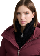 Livigno Belted Mid Puffer Jacket - Port