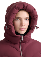 Livigno Belted Mid Puffer Jacket - Port