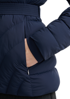 Avoriaz Micro Puffer Fitted Jacket - Navy
