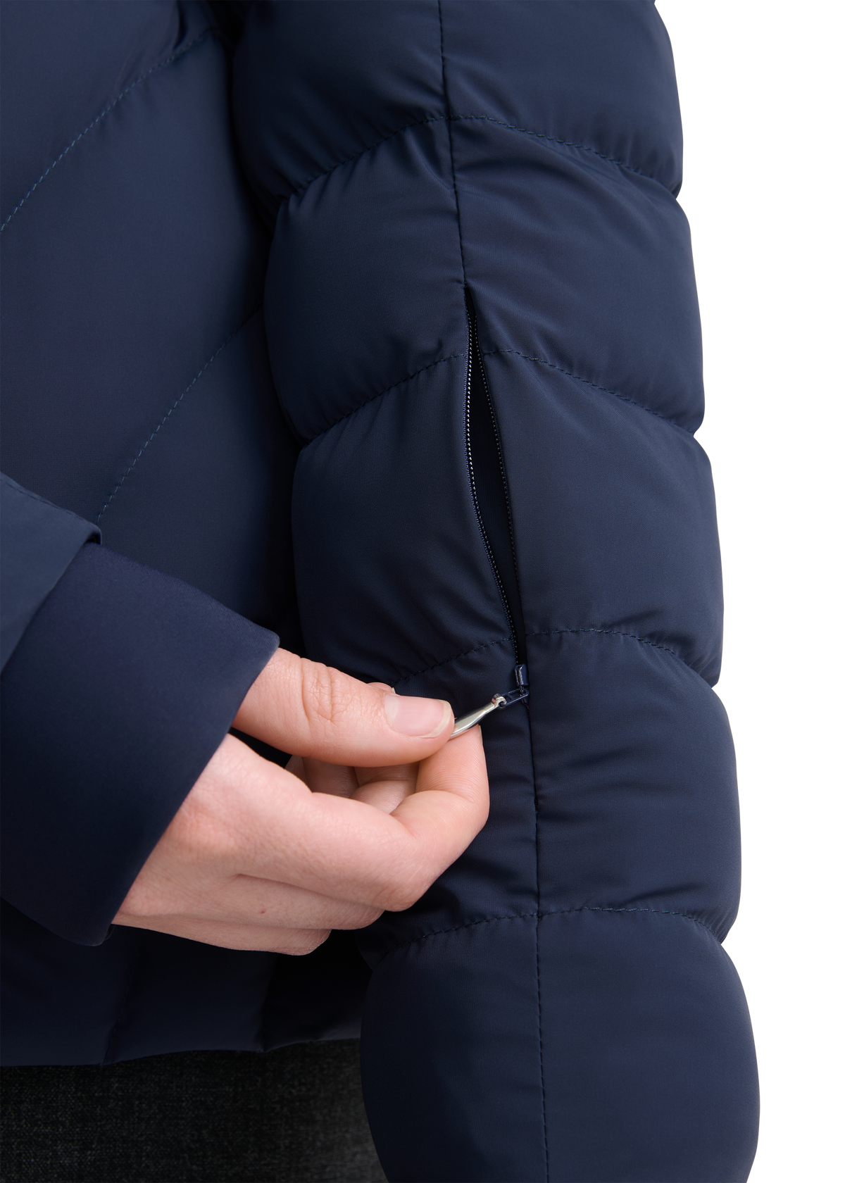 Avoriaz Micro Puffer Fitted Jacket - Navy