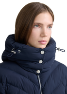 Avoriaz Micro Puffer Fitted Jacket - Navy