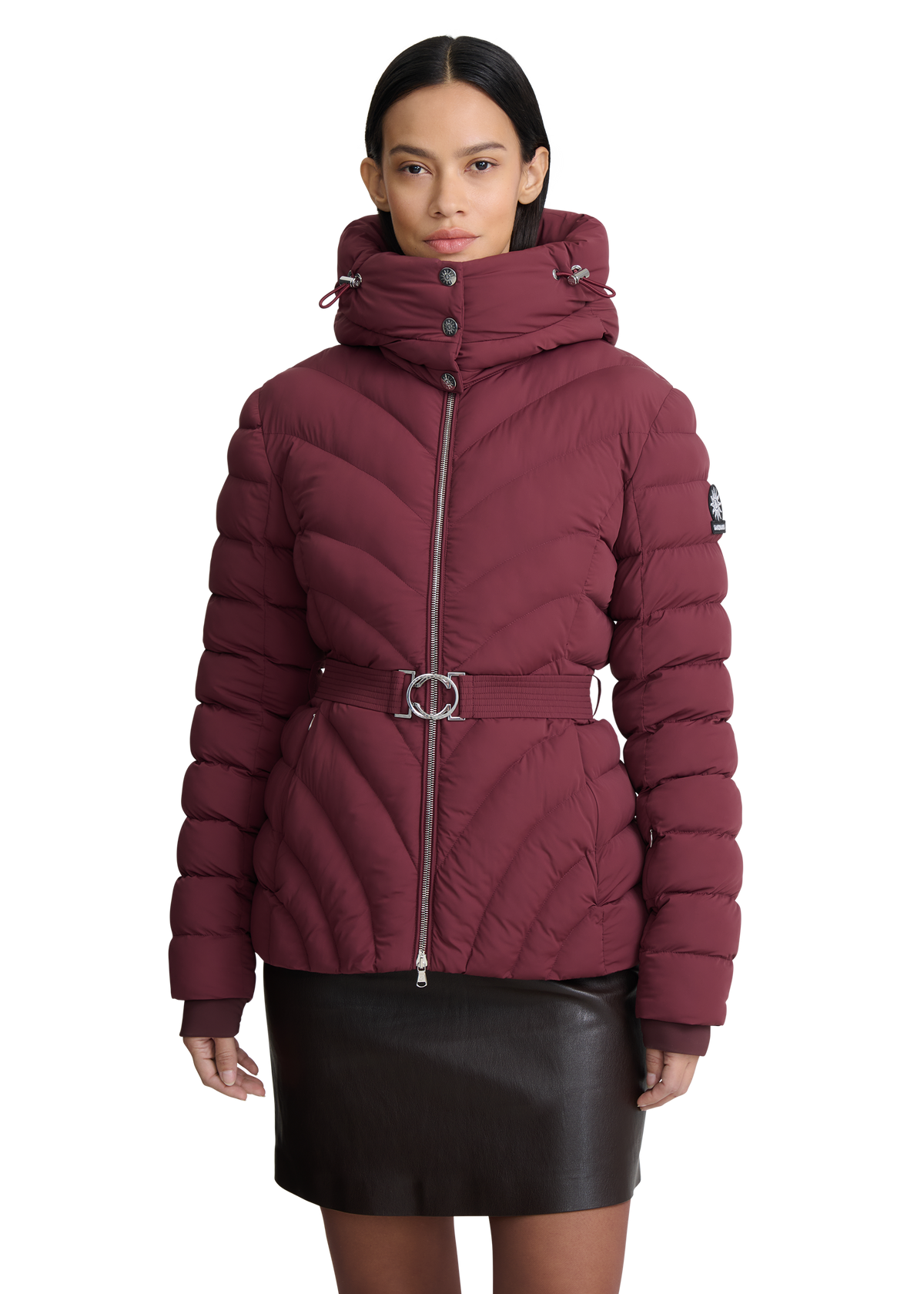 Avoriaz Micro Puffer Fitted Jacket - Port