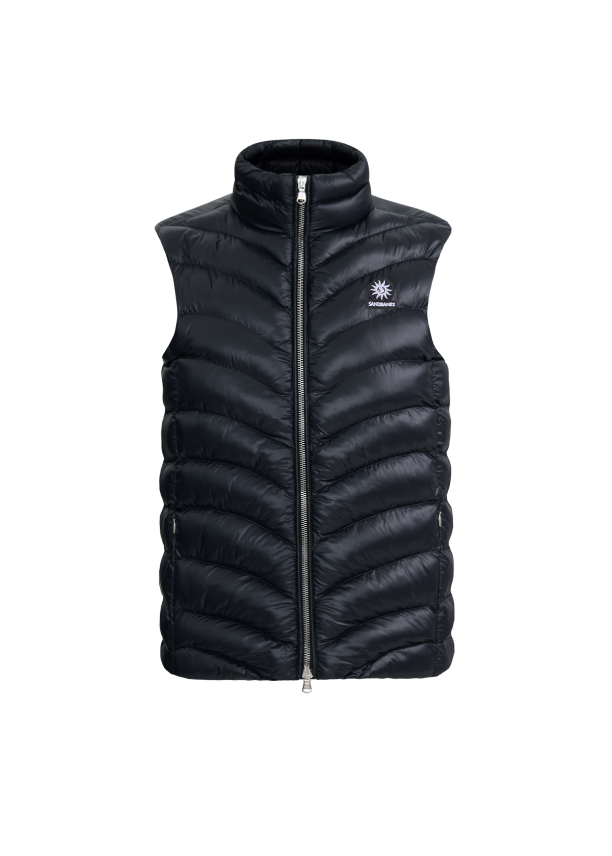 Marina Micro Puffer Gilet - Black