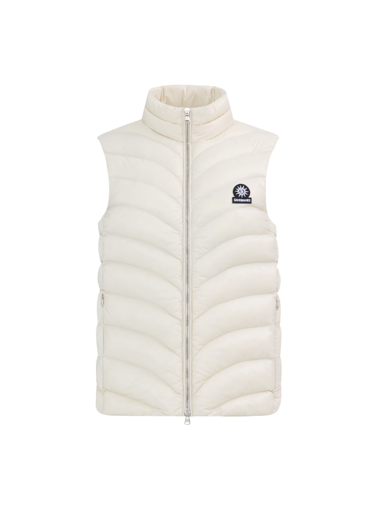 Marina Micro Puffer Gilet - Stone