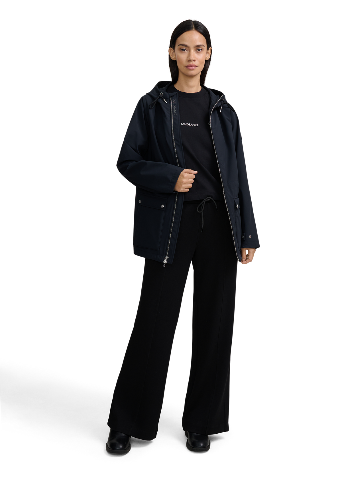 Seacombe Waterproof Utility Jacket - Black
