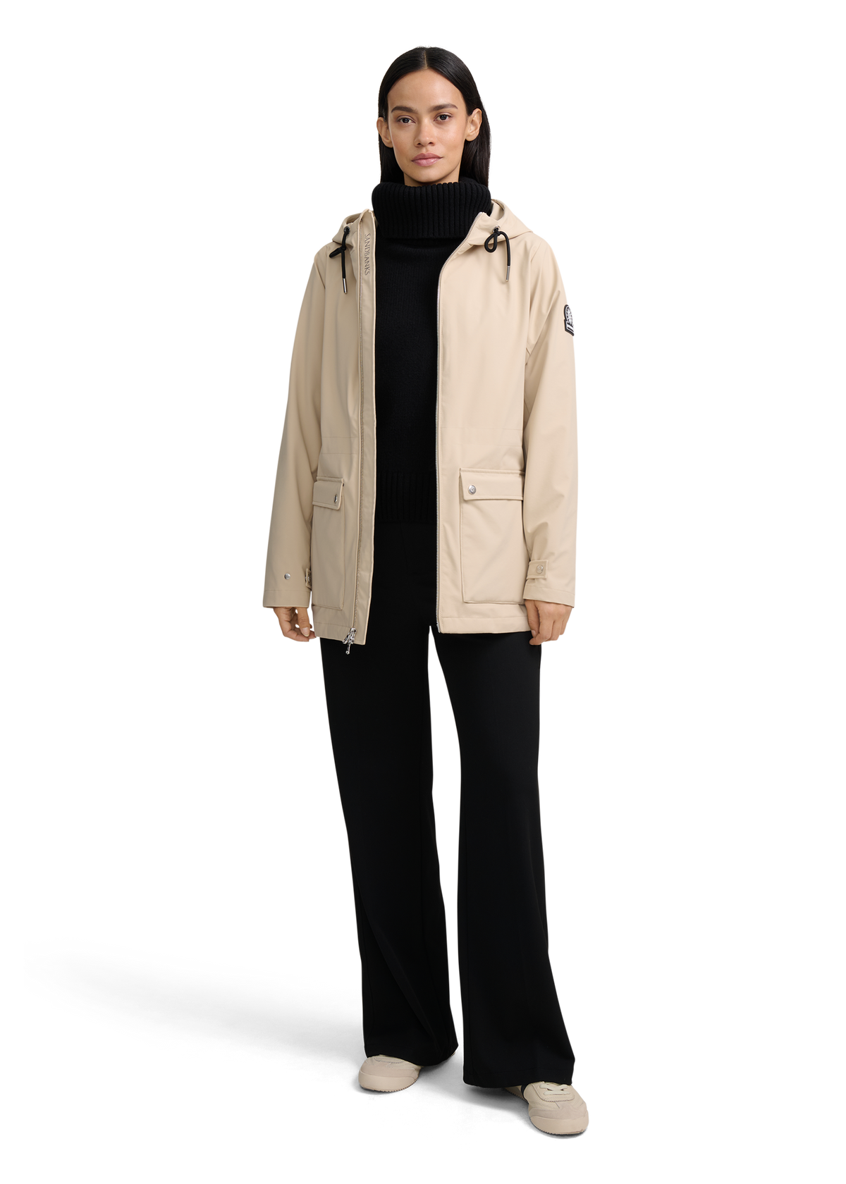 Seacombe Waterproof Utility Jacket - Stone