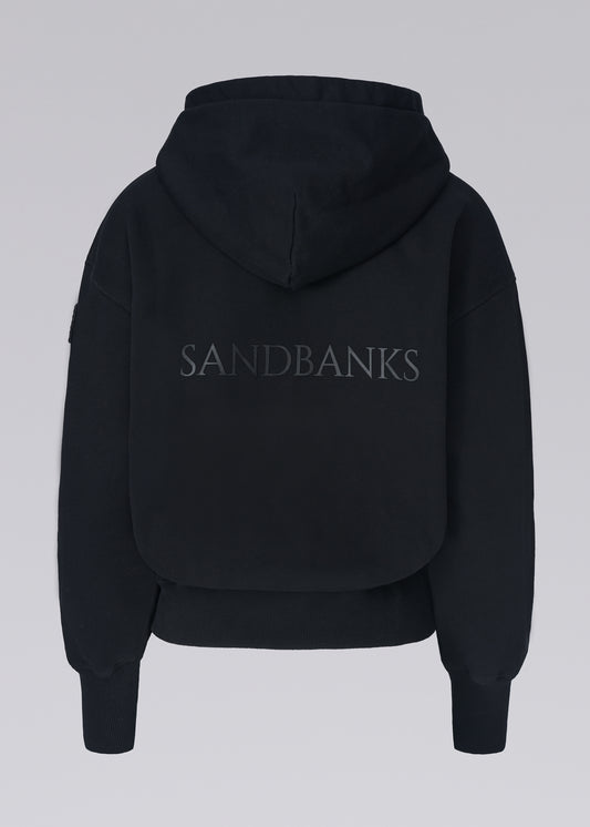 Sandbanks Women's Zip Hoodie - Black