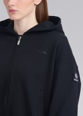 Sandbanks Women's Zip Hoodie - Black