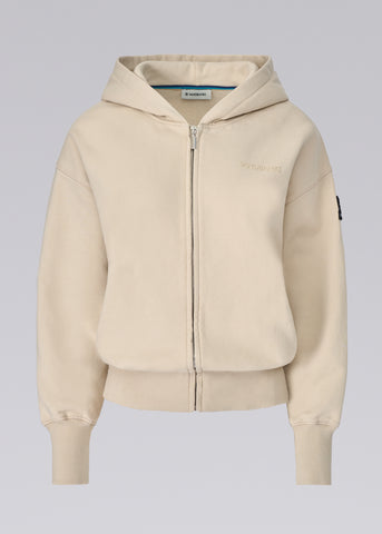 Sandbanks Women's Zip Hoodie - Stone