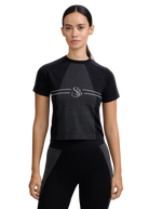 Monogram Stretch Contour T-Shirt - Black/Anthracite