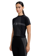 Monogram Stretch Contour T-Shirt - Black/Anthracite