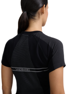 Monogram Stretch Contour T-Shirt - Black/Anthracite