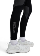 Monogram Stretch Contour Leggings - Black/Anthracite