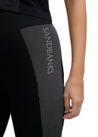 Monogram Stretch Contour Leggings - Black/Anthracite