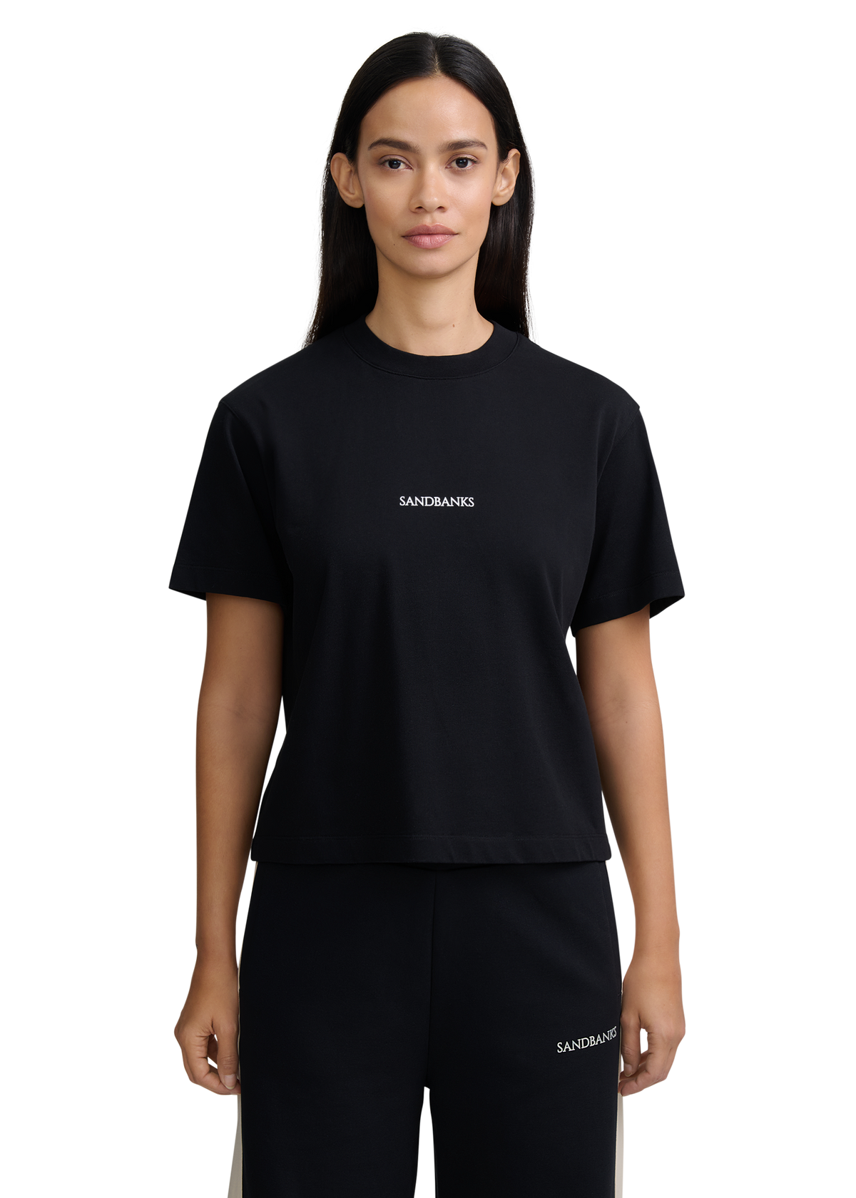 Relaxed Cotton Logo T-Shirt - Black