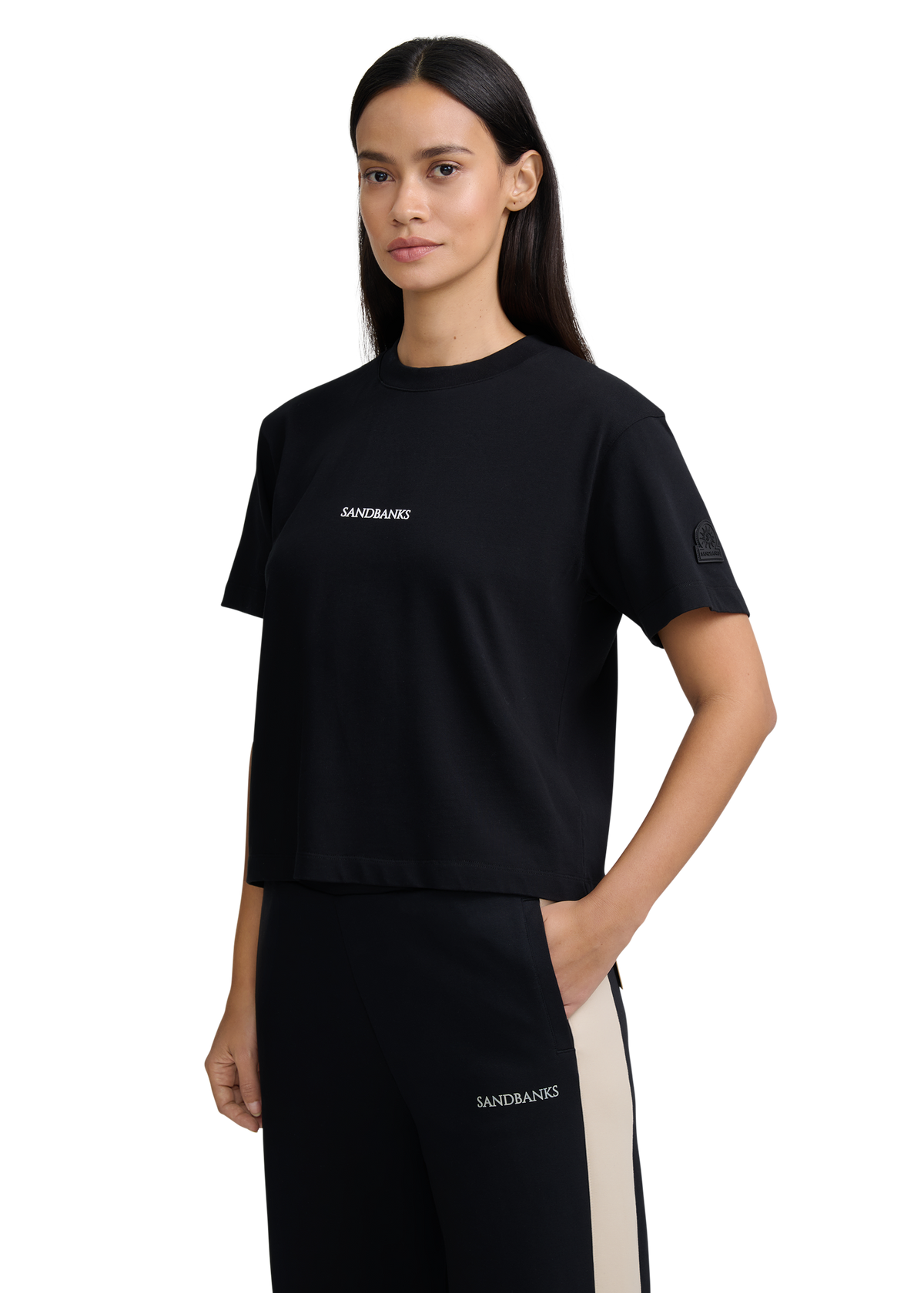 Relaxed Cotton Logo T-Shirt - Black