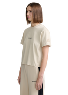 Relaxed Cotton Logo T-Shirt - Stone