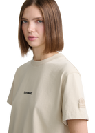 Relaxed Cotton Logo T-Shirt - Stone