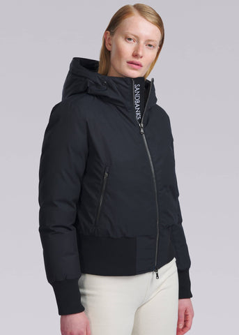 Sandbanks Bay Bomber Jacket - Black - Sandbanks