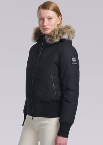 Sandbanks Bay Bomber Jacket - Black - Sandbanks