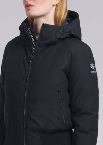 Sandbanks Bay Bomber Jacket - Black - Sandbanks