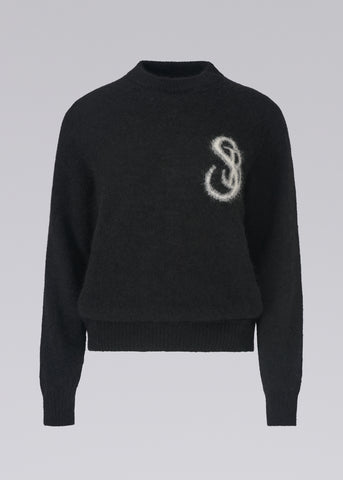 Sandbanks Women's Mohair SB Jumper - Black