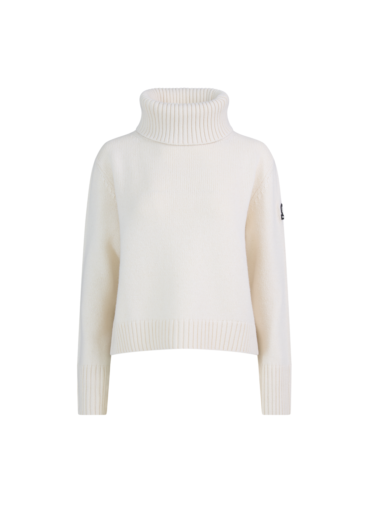 Wool-Cashmere Rollneck Sweater - Ecru