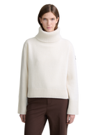 Wool-Cashmere Rollneck Sweater - Ecru