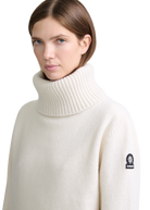 Wool-Cashmere Rollneck Sweater - Ecru