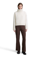 Wool-Cashmere Rollneck Sweater - Ecru