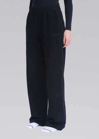 Sandbanks Women's Wide Leg Track Pant - Black