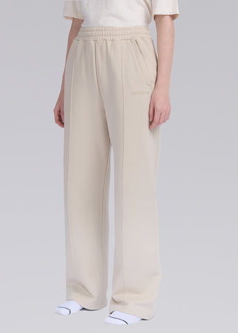 Sandbanks Women's Wide Leg Track Pant - Stone