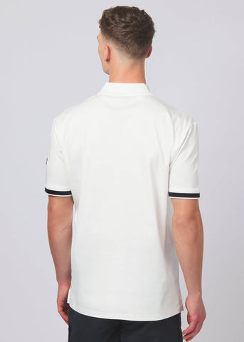 Sandbanks Silicone Zip Polo Shirt - White