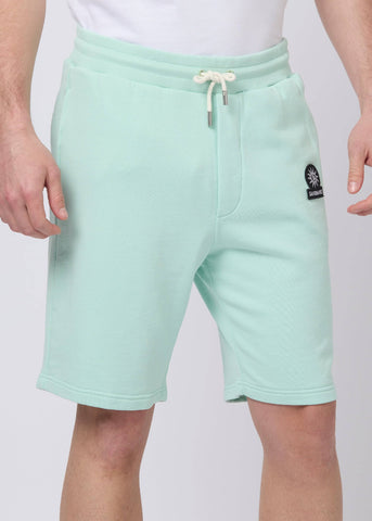 Sandbanks Badge Logo Sweat Short - Mint - Sandbanks