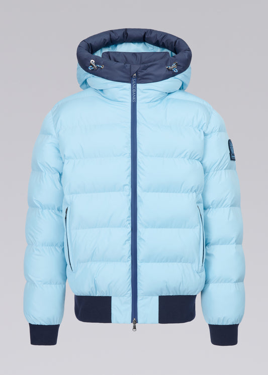 Sandbanks Après Puffer Jacket - Crystal Blue