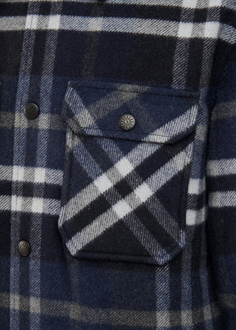 Sandbanks Badbury Check Quilted Wool Brt - Nalend Overshivy