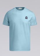 Sandbanks Badge Logo T-Shirt - Crystal Blue - Sandbanks