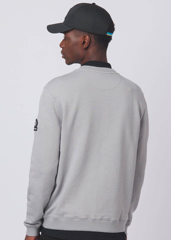 Sandbanks Badge Logo Sweatshirt - Ultimate Grey - Sandbanks